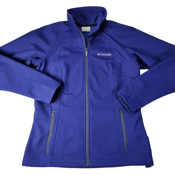 MSRP $110, Columbia Kruser Ridge II Softshell Jacket, Size S, color purple. This - Picture 1 of 6